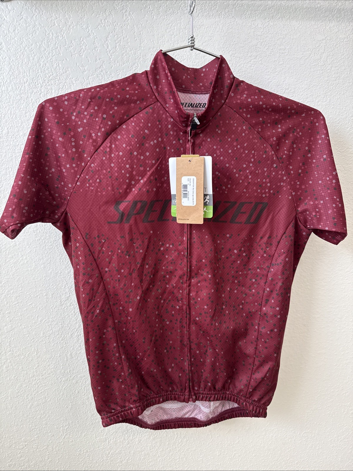 Specialized Youth RBX Comp Logo Short Sleeve Jersey – Youth Medium – Maroon