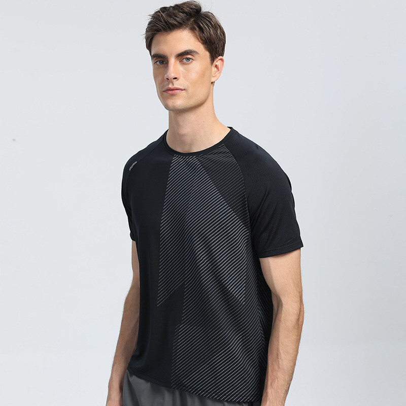 Casual Outdoor Hiking Loose Short Sleeve Top Men’s Quick Drying Breathable Shirt