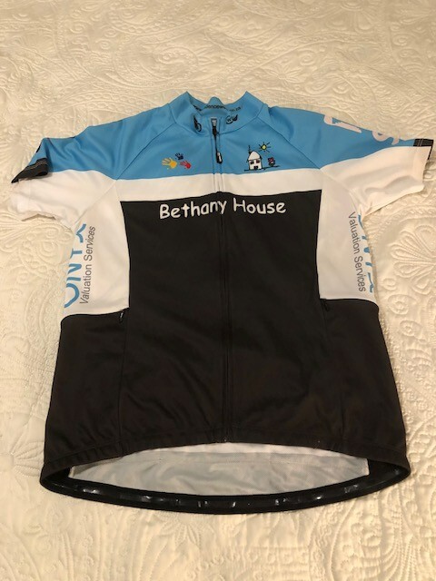 Cadence Wear Beathany House Full Zip Cycling Jersey Short Sleeves Size L N010C