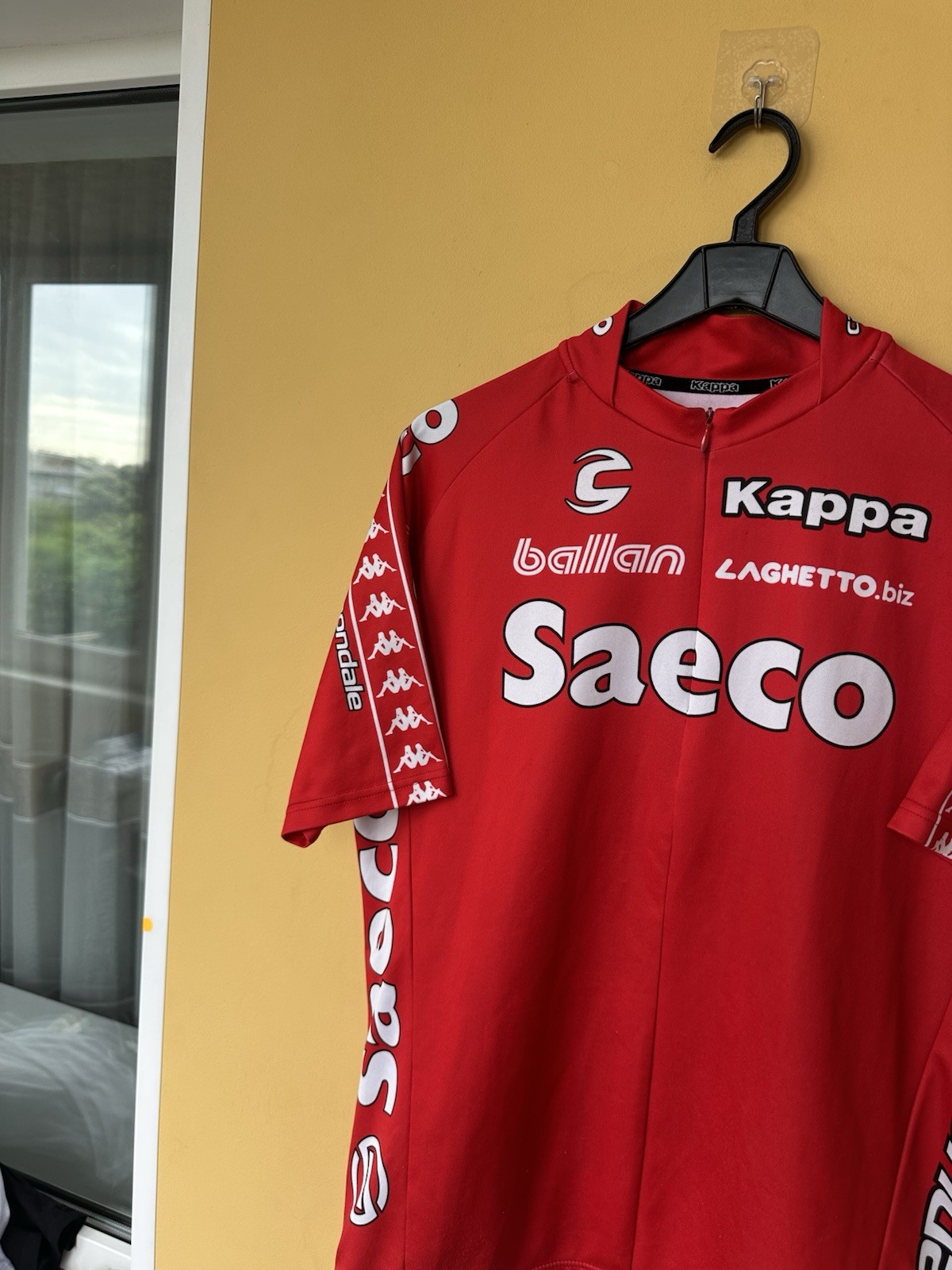 Vintage Saeco Kappa ballan Laghetto Team cycling jersey shirt – size XXL