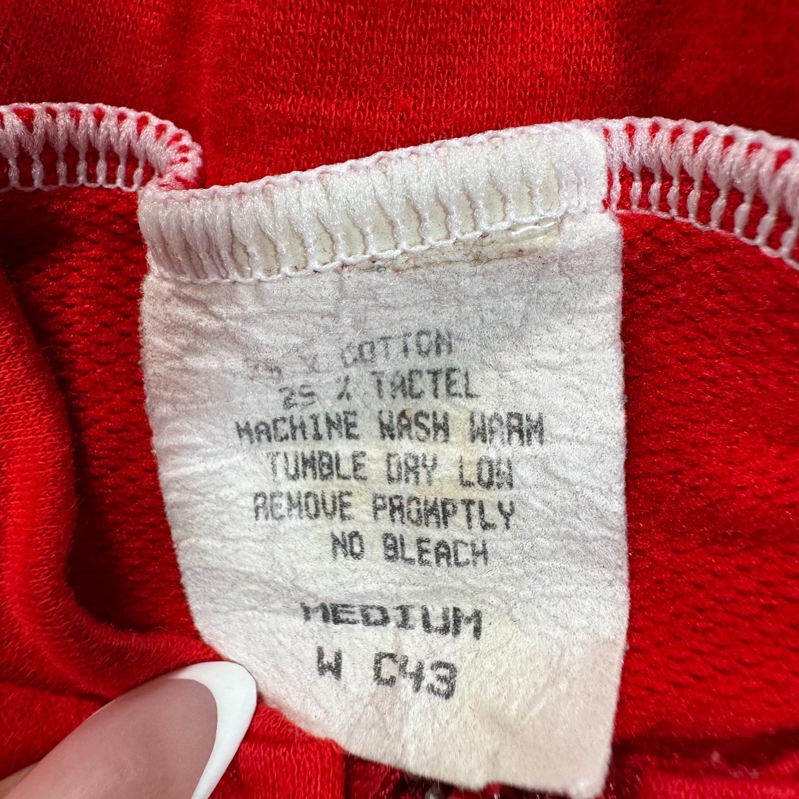 Vintage Nashbar Cycling Jersey Men M Red Colorblock Cotton Quarter-Zip Retro USA