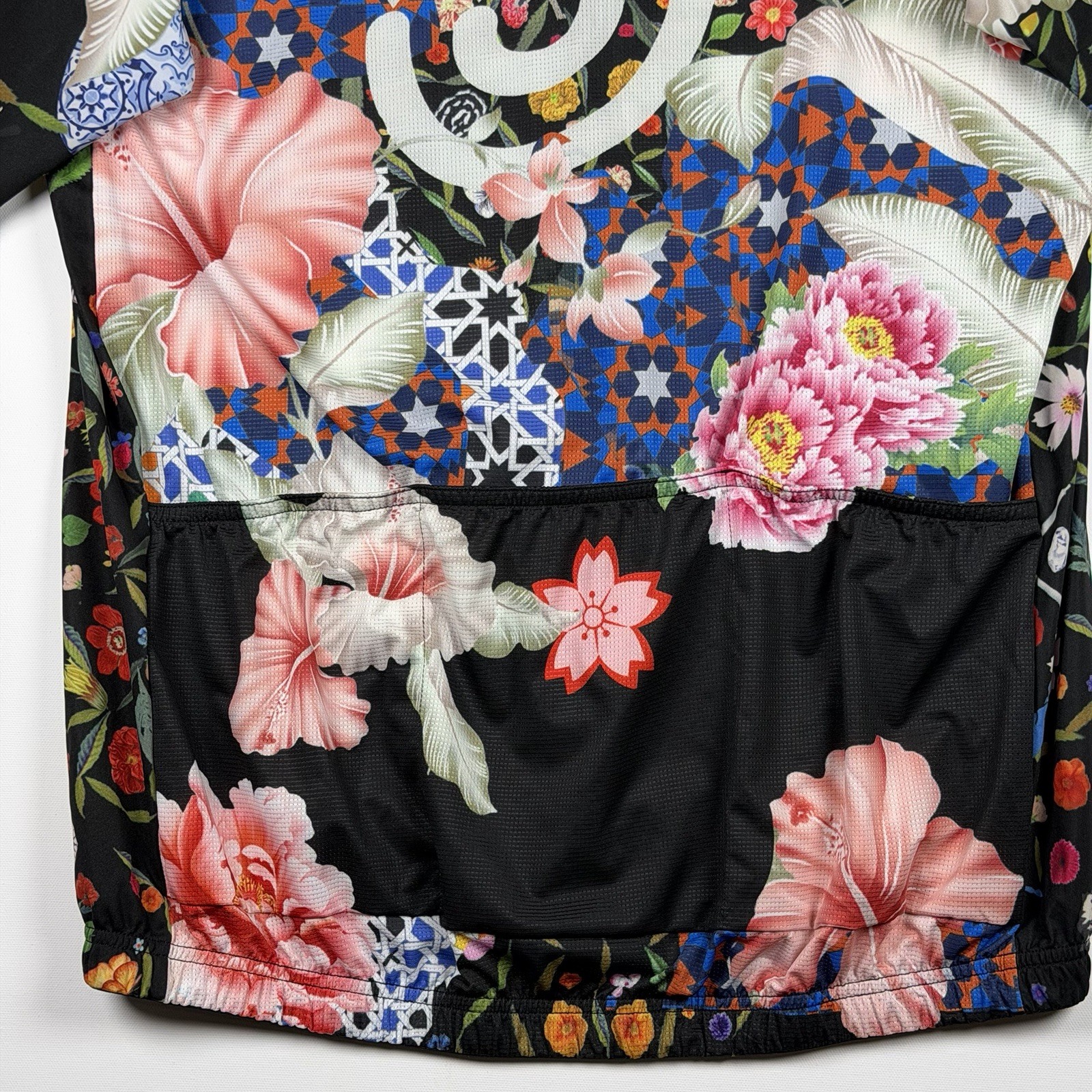 Ostroy Men Omloop Cycling Jersey 2XL Made Italy Trvelogue Floral Pattern Match