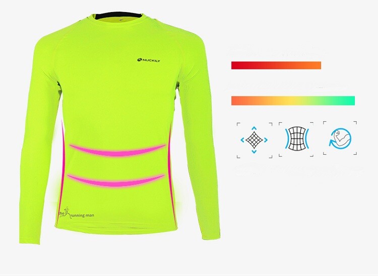 Men Cycling Jerseys Running Shirts Sport Wear Compression Comfortable Shirt