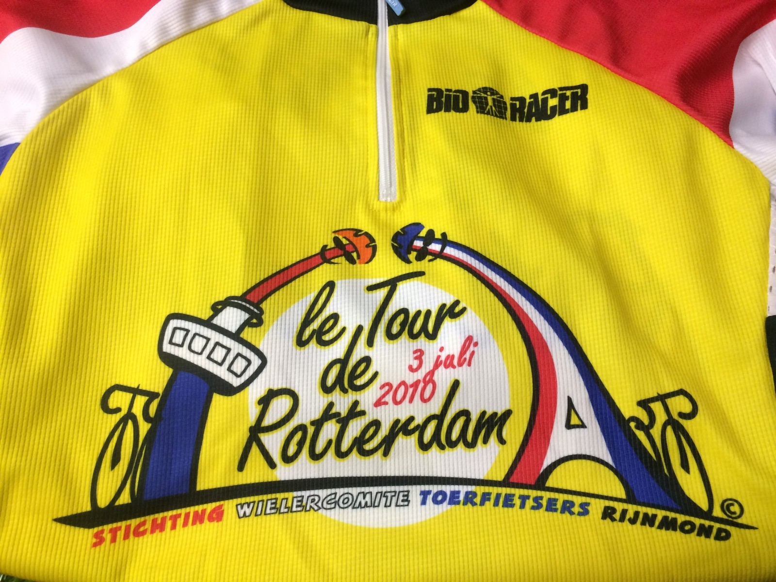 CYCLING SHIRT JERSEY MAGLIA CAMISETA TRIKOT LE TOUR DE ROTTERDAM 2010 BIO-RACER