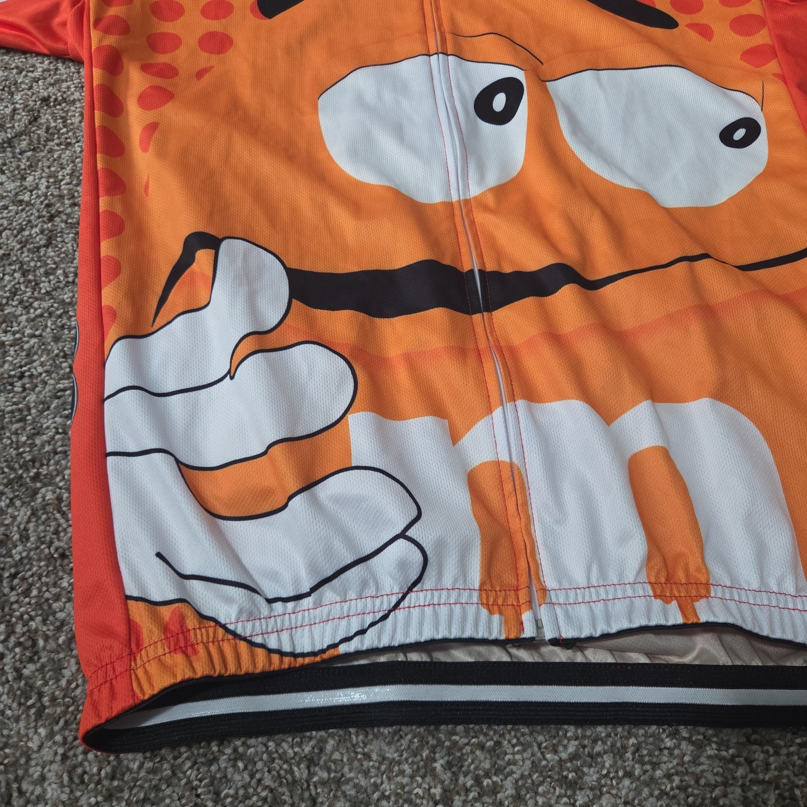 Mens XXL M&M’S Cycling Team Jersey cycling Short Sleeve jersey Bicycle Orange