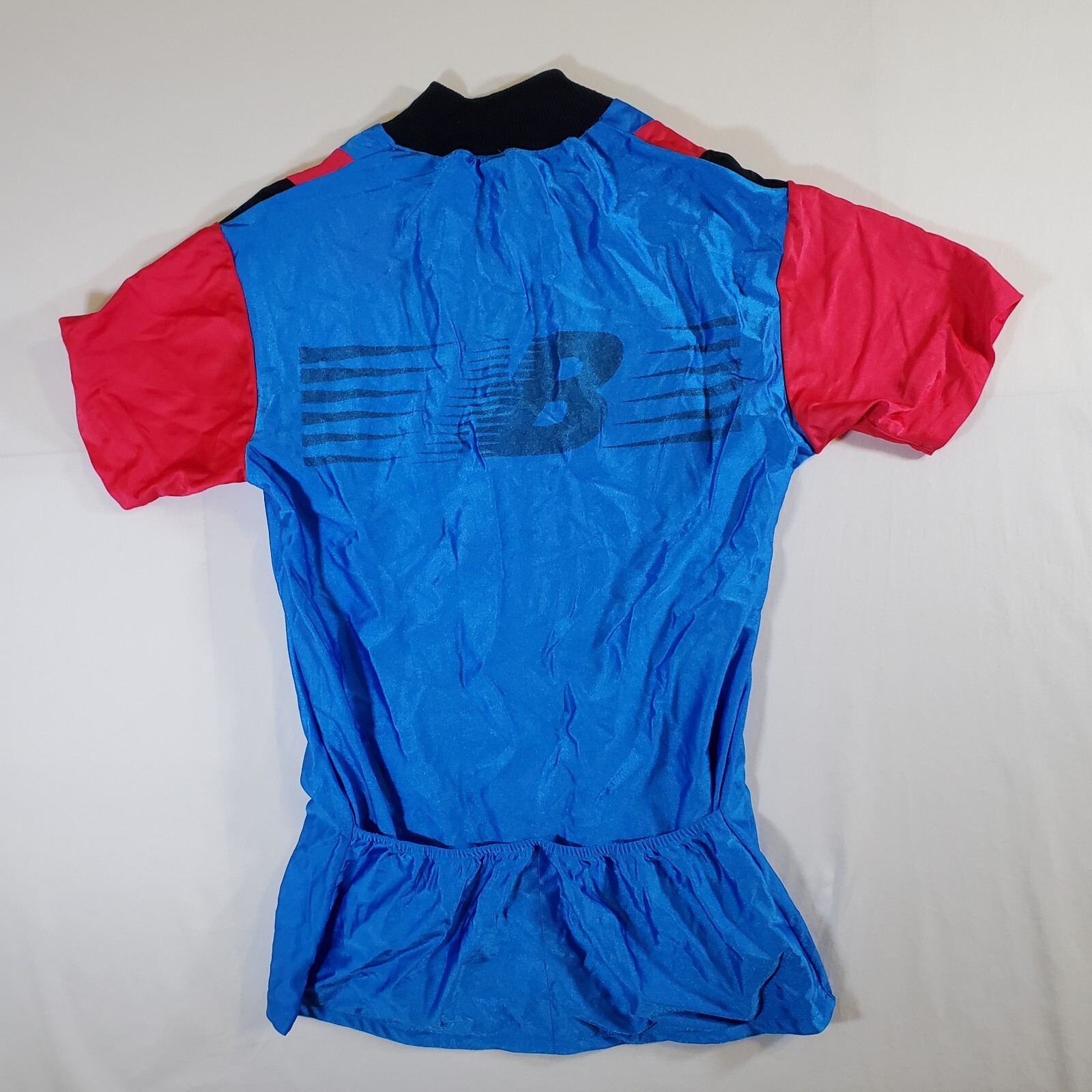 New Balance Blue Red Made in USA VTG 90s – Medium Pullover Cycling Jersey Shirt