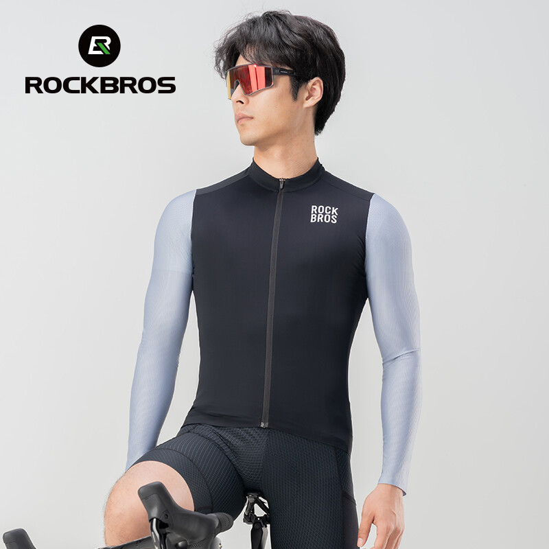 ROCKBROS Cycling Jersey Summer MTB Road Breathable Comfort Racing Bicycle Shirt