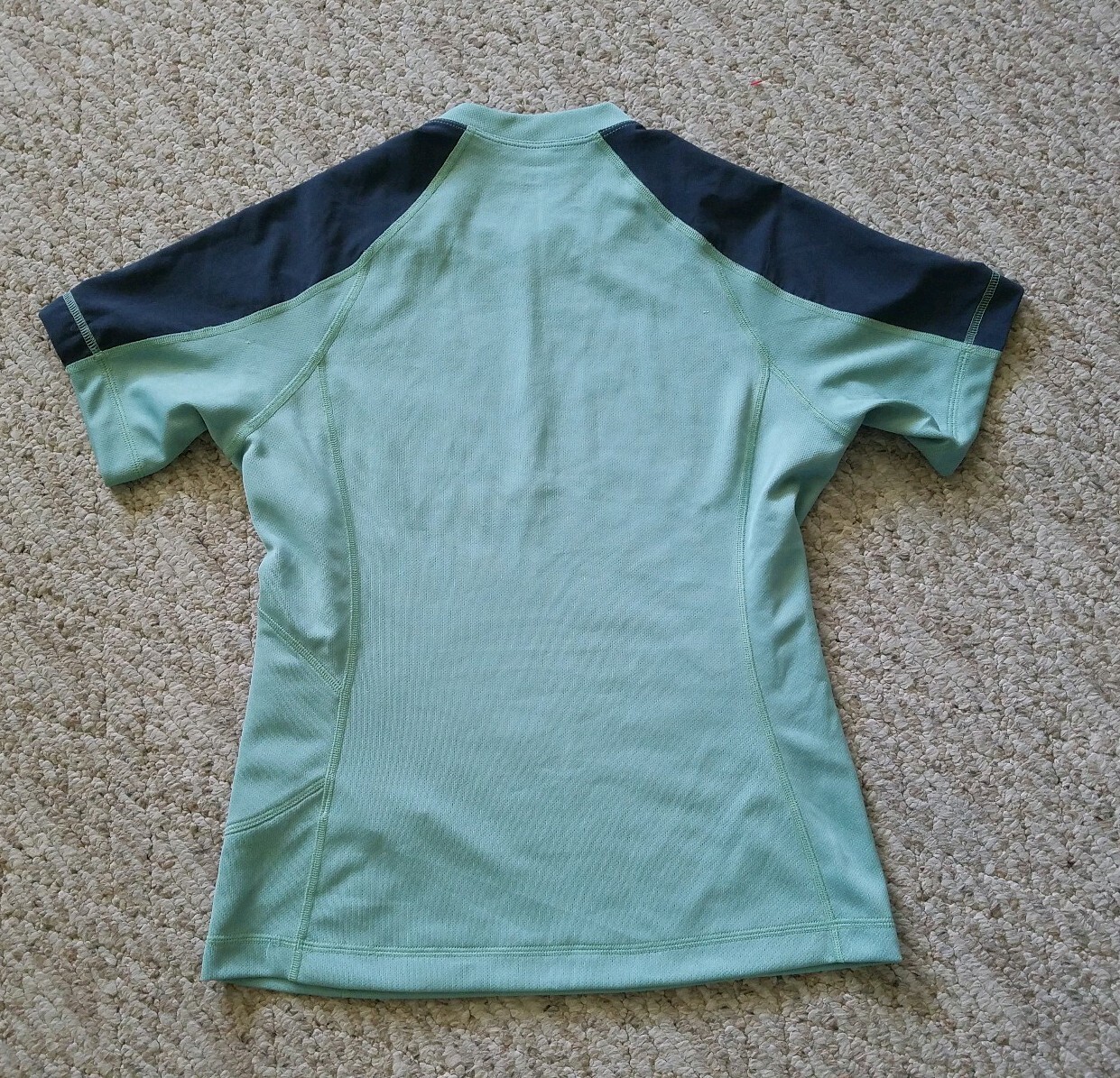 EUC Patagonia Women’s Short Sleeve Cycling Jersey Color Green Size Small Bike