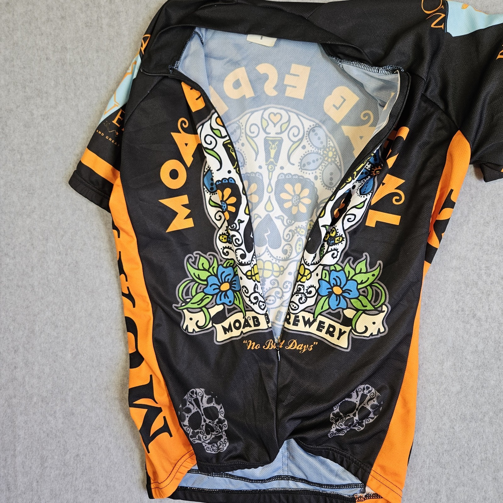 World Jerseys Moab Especial Sugar Skull Day of the Dead Cycling Jersey Men’s S