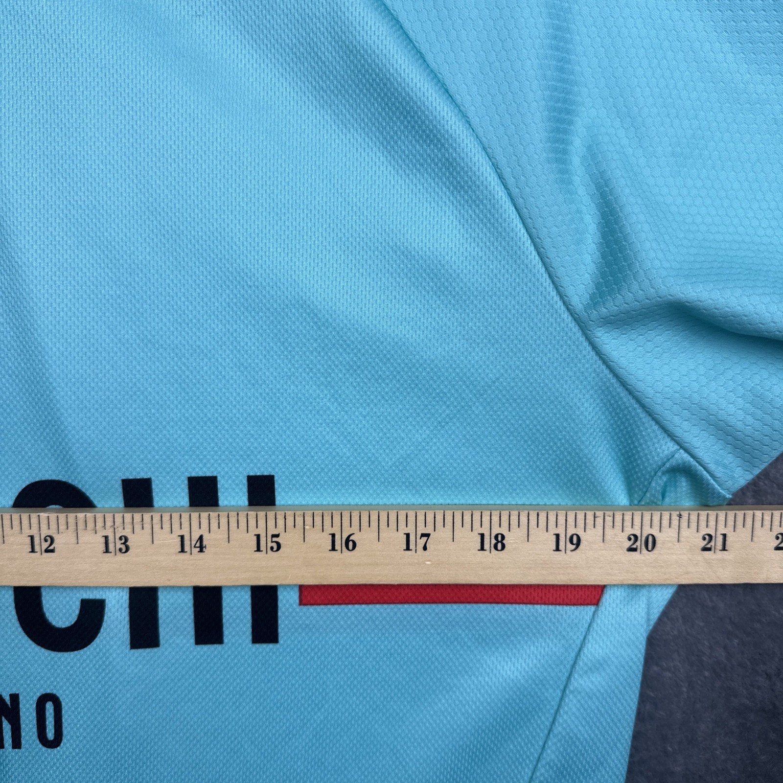 Bianchi Milano Isalle Celeste Cycling Jersey Men’s Large US Inch Short Sleeve
