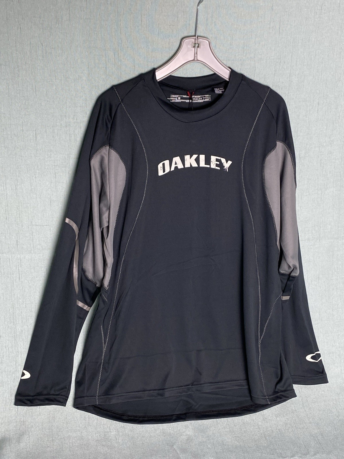 Oakley Rare FATHOM Long Sleeve MTB Jersey Size L NEW/NOS Y2K ERA