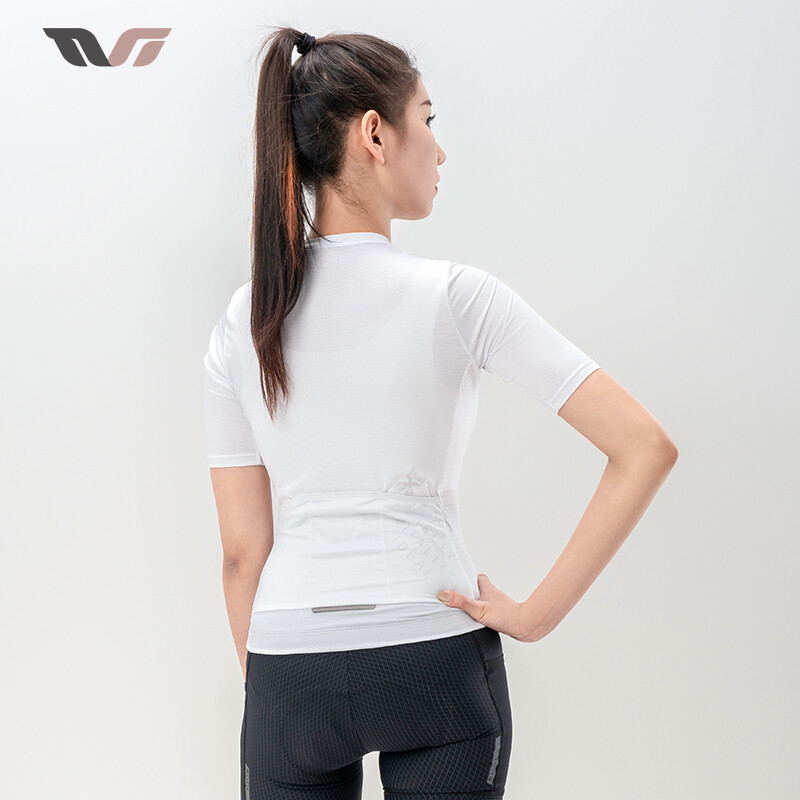 ROCKBROS Women Short Sleeve Cycling Jersey MTB Road Breathable Quick Dry T-shirt