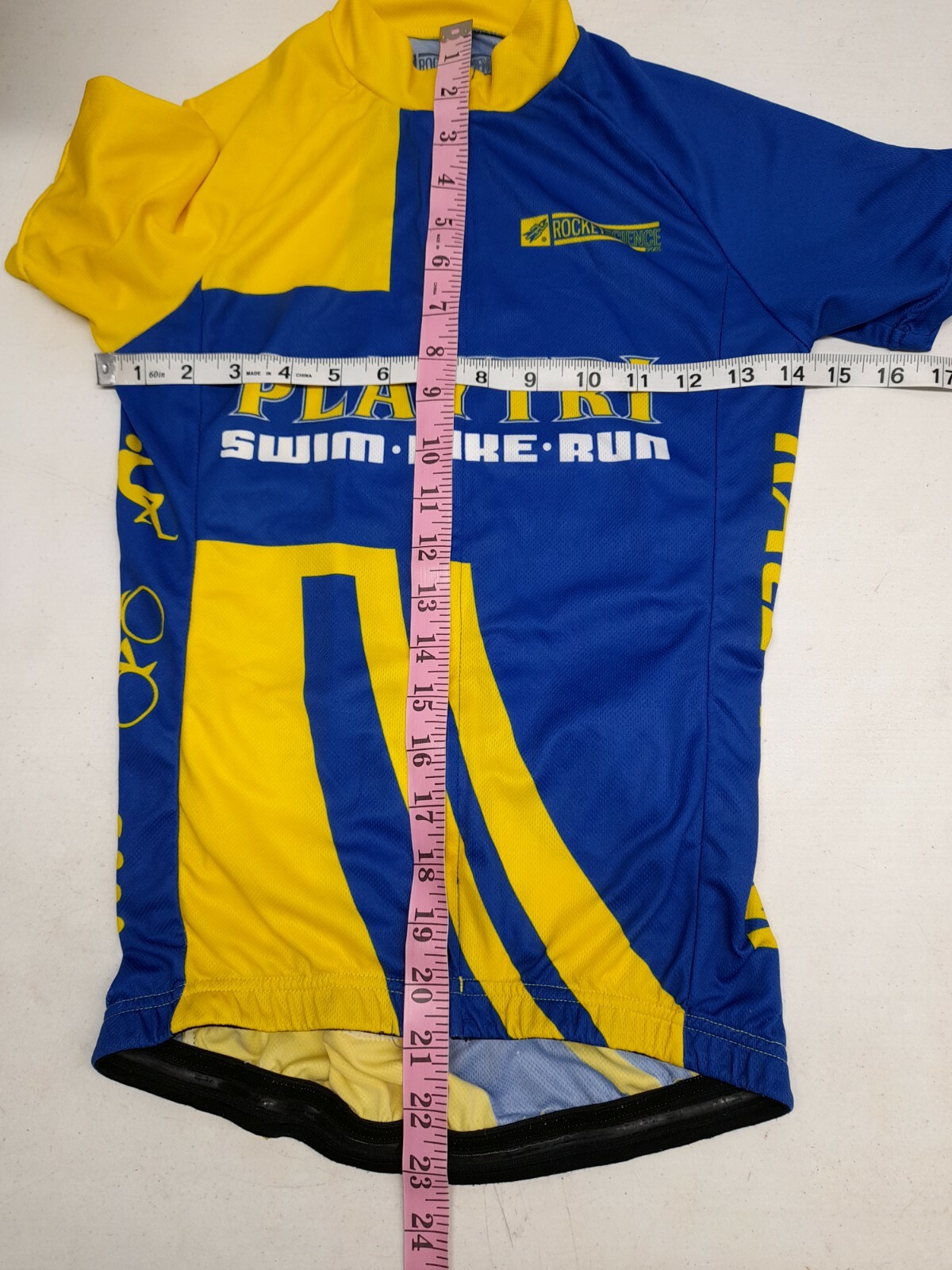 Rocket Science Sports Bike Cycling Jersey Playtri Shirt Womans Sz S Race Team