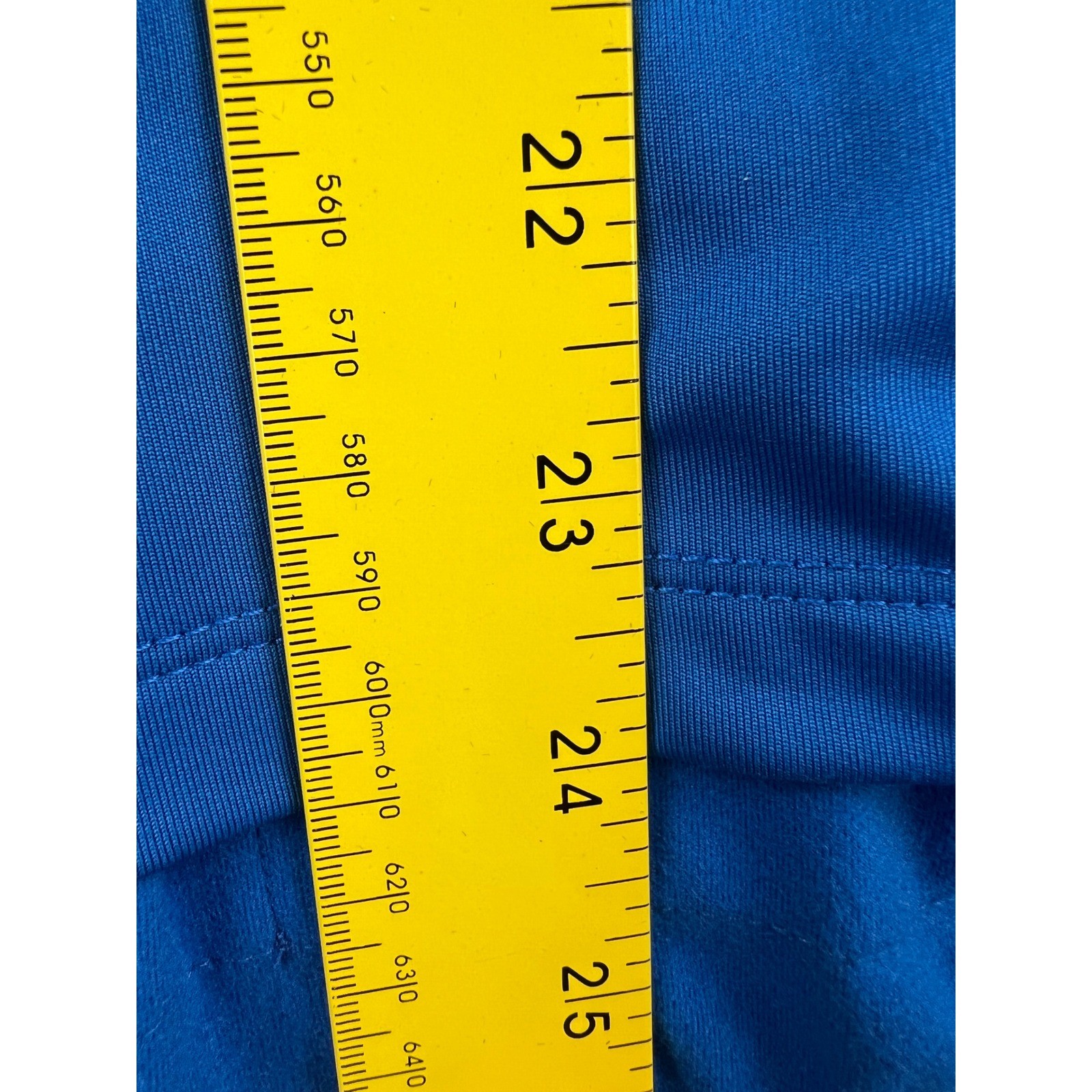No Back Cycling Jersey Mens XXL Blue Long Sleeve Full Zip Mock Neck NWT