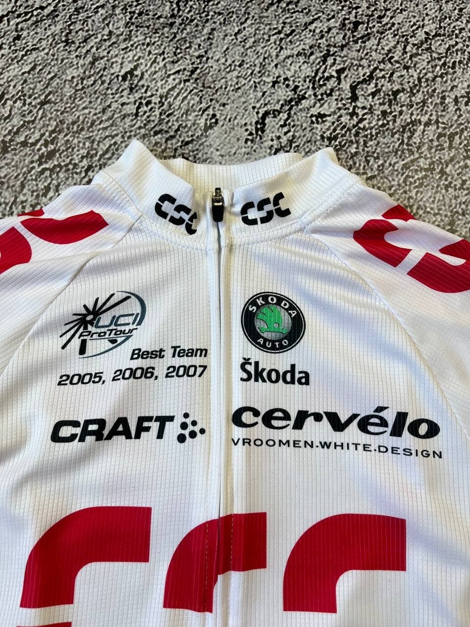 Craft Team CSC Cervélo Škoda Pro Tour Cycling Jersey Men’s Size S