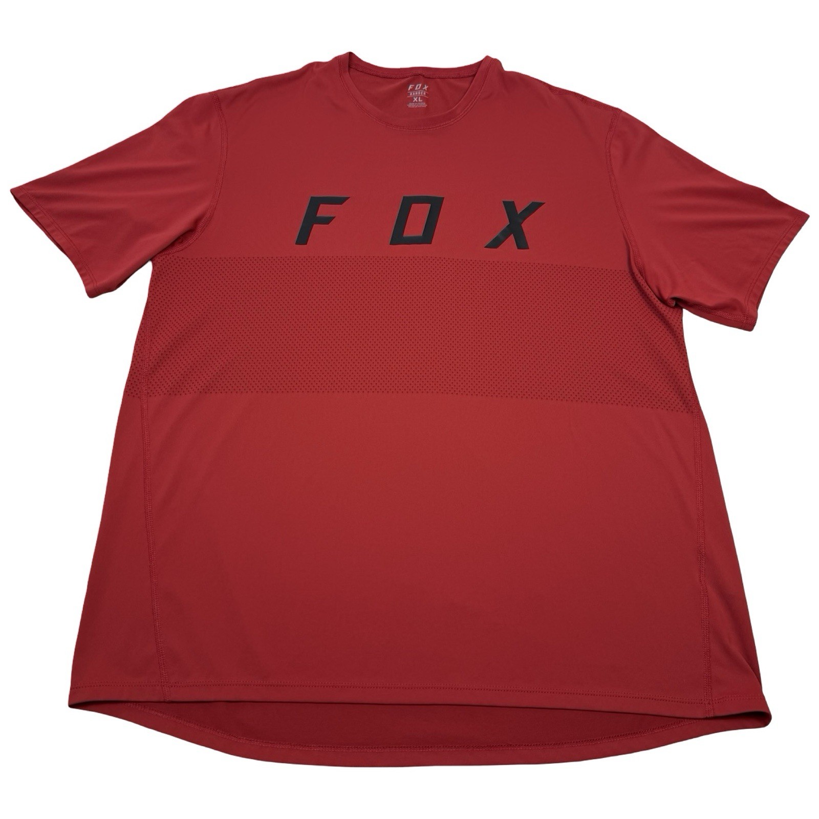 Fox Ranger Mens MTB Jersey Bright Cardinal Red Trudri Bike