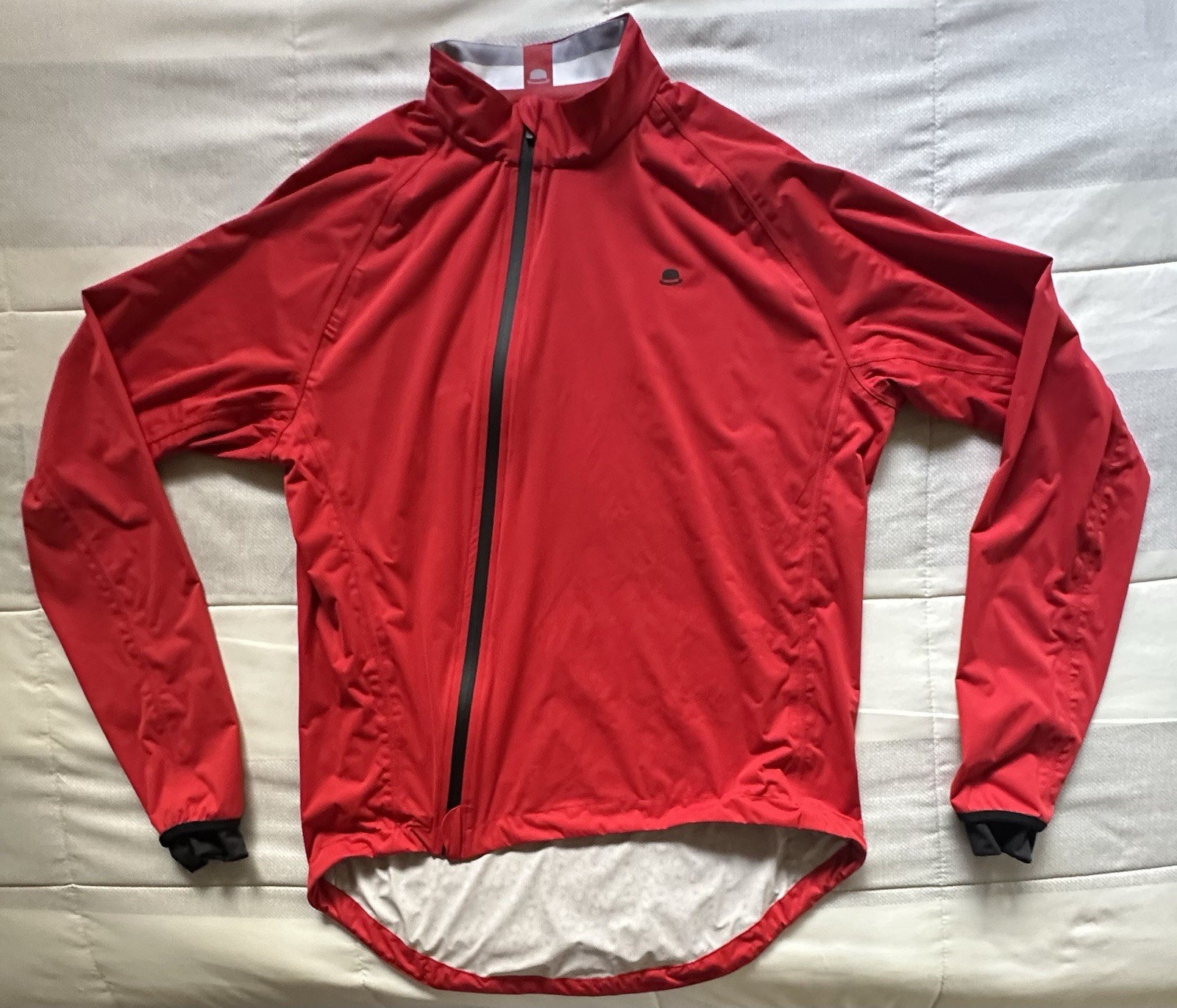 Chapeau Echelon Jacket Red Cycling Long Sleeve XL Waterproof Packable Slim READ
