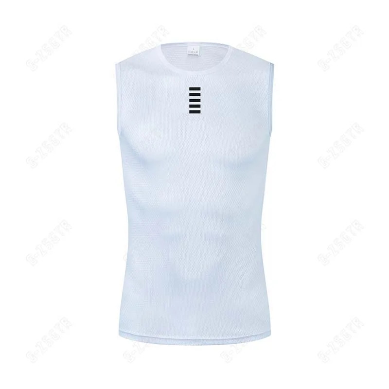 Men Cycling Base Layer Reflective Underwear Jersey Sport Vest Undershirt Dry Top