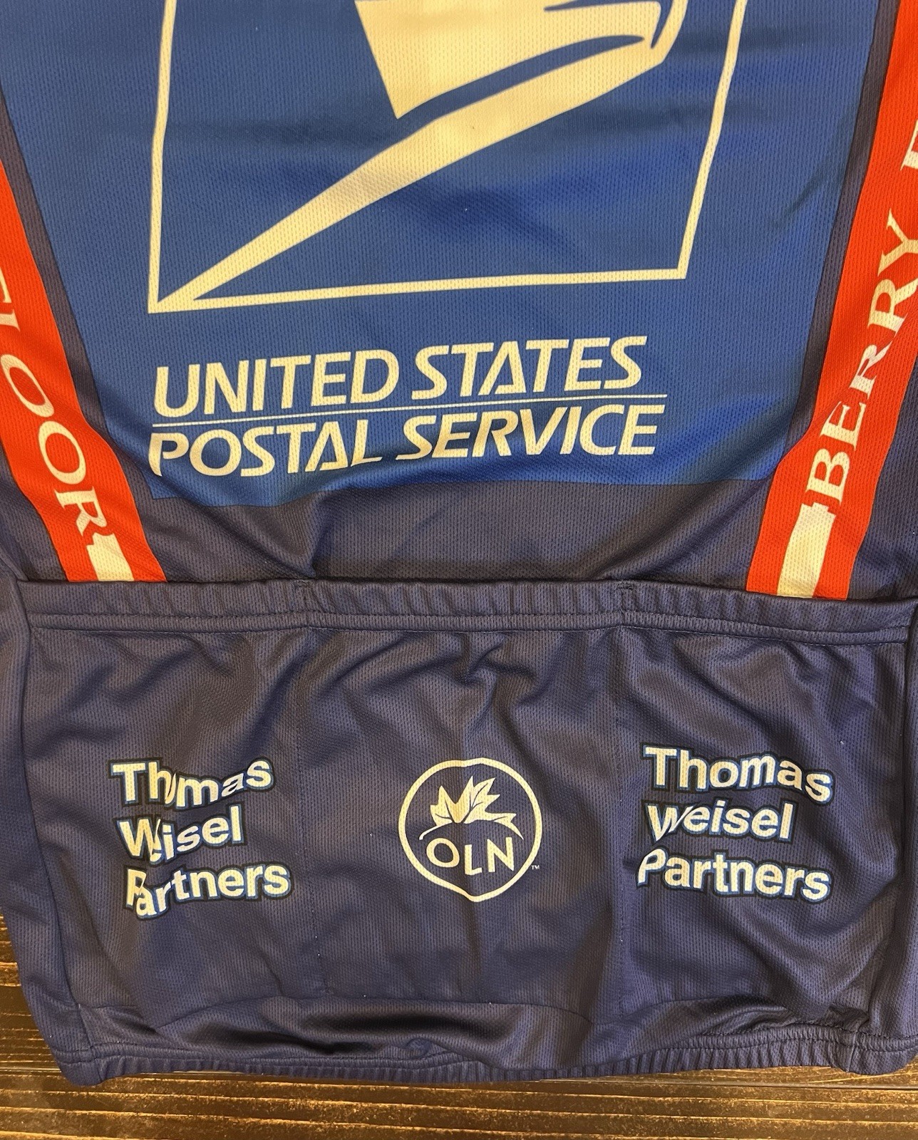 Nike x United States Postal Service USPS Trek Cycling Biking Jersey Vest Large