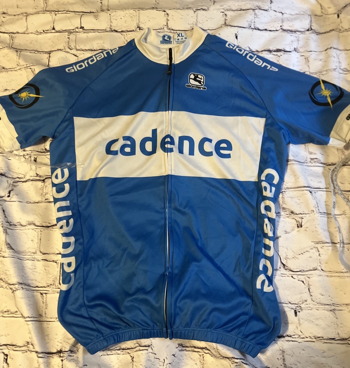 CADENCE CYCLING SHIRT GIORDANA SIZE XL PREOWNED