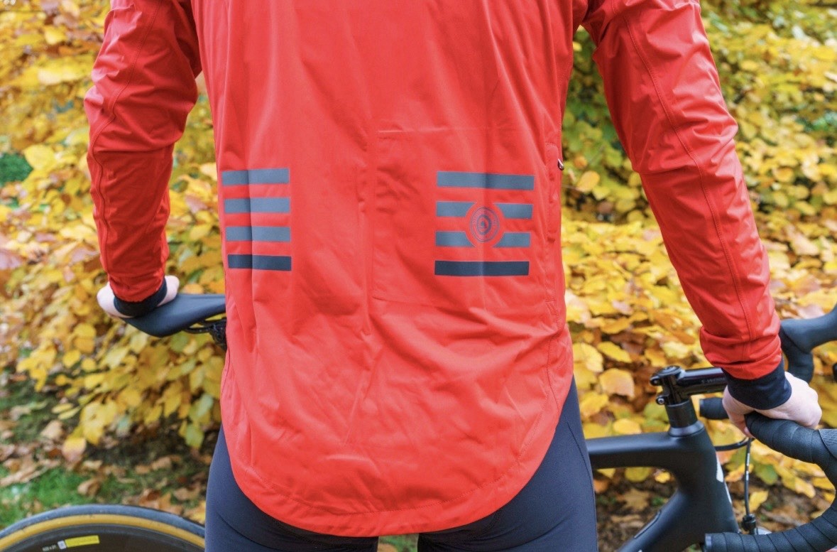 Chapeau Echelon Jacket Red Cycling Long Sleeve XL Waterproof Packable Slim READ