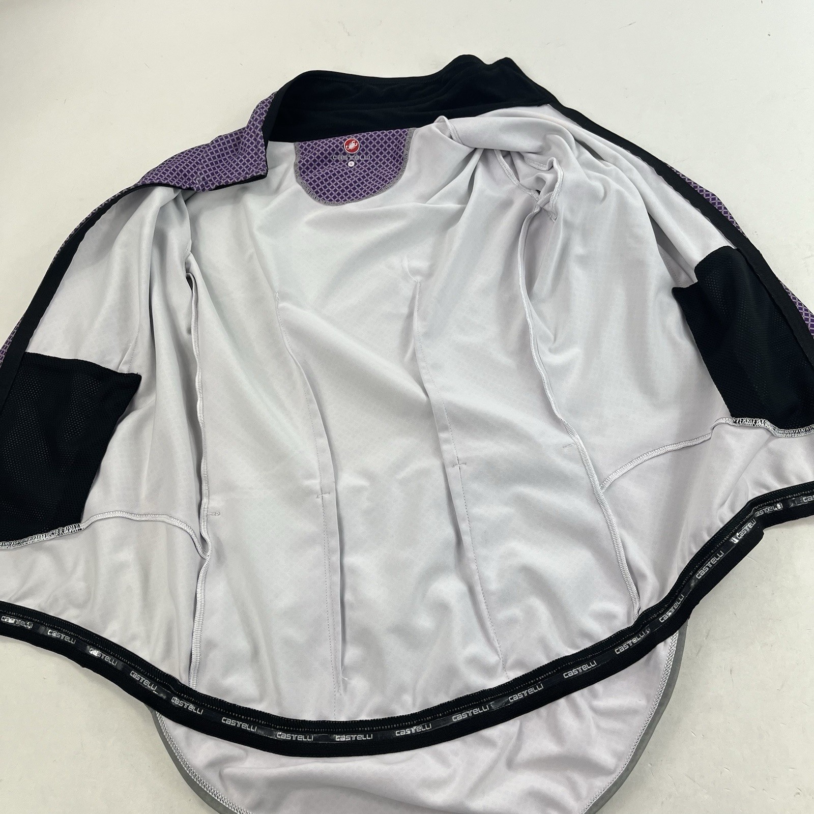 Castelli Furba Windstopper Womens Cycling Jacket Purple Size Small Rosso Corsa