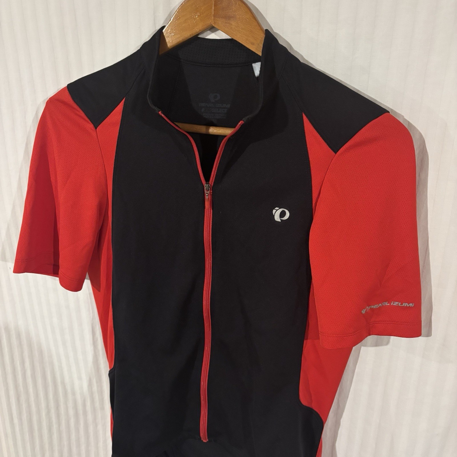 Pearl Izumi Cycling Jersey Adult Medium Full Zip 100% Polyester Pockets KK-21