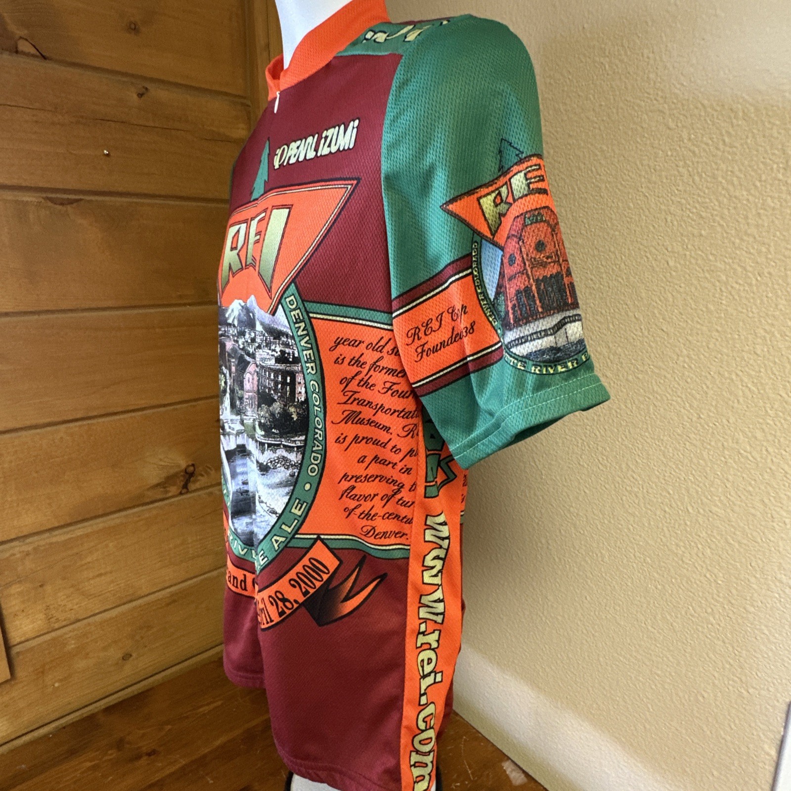 Pearl Izumi REI Denver CO Grand Opening 04/28/2000 Men’s Large Cycling Jersey