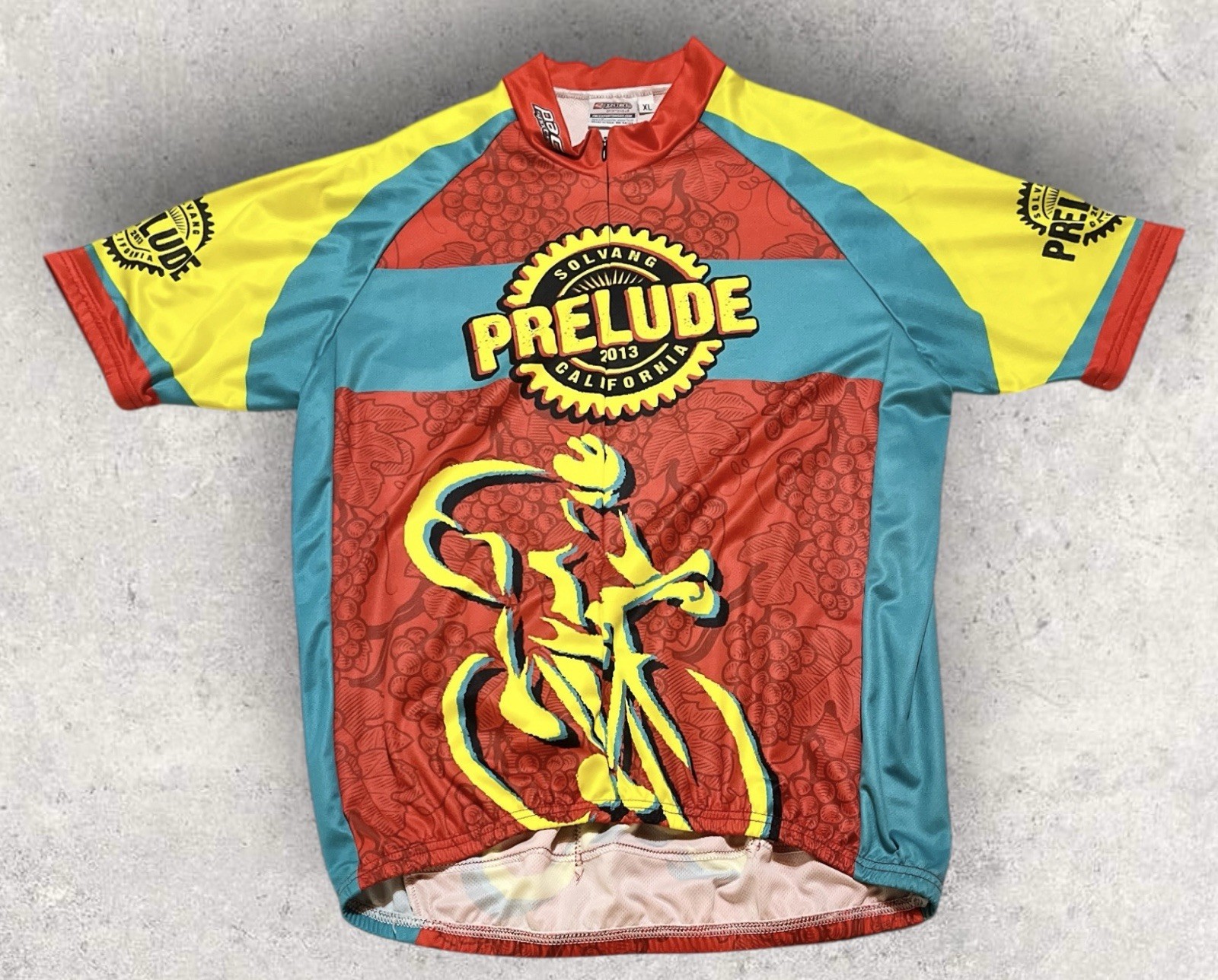 X Large Solvang Prelude 2013 Short Sleeve Cycling Bike Shirt Pace Sportswear