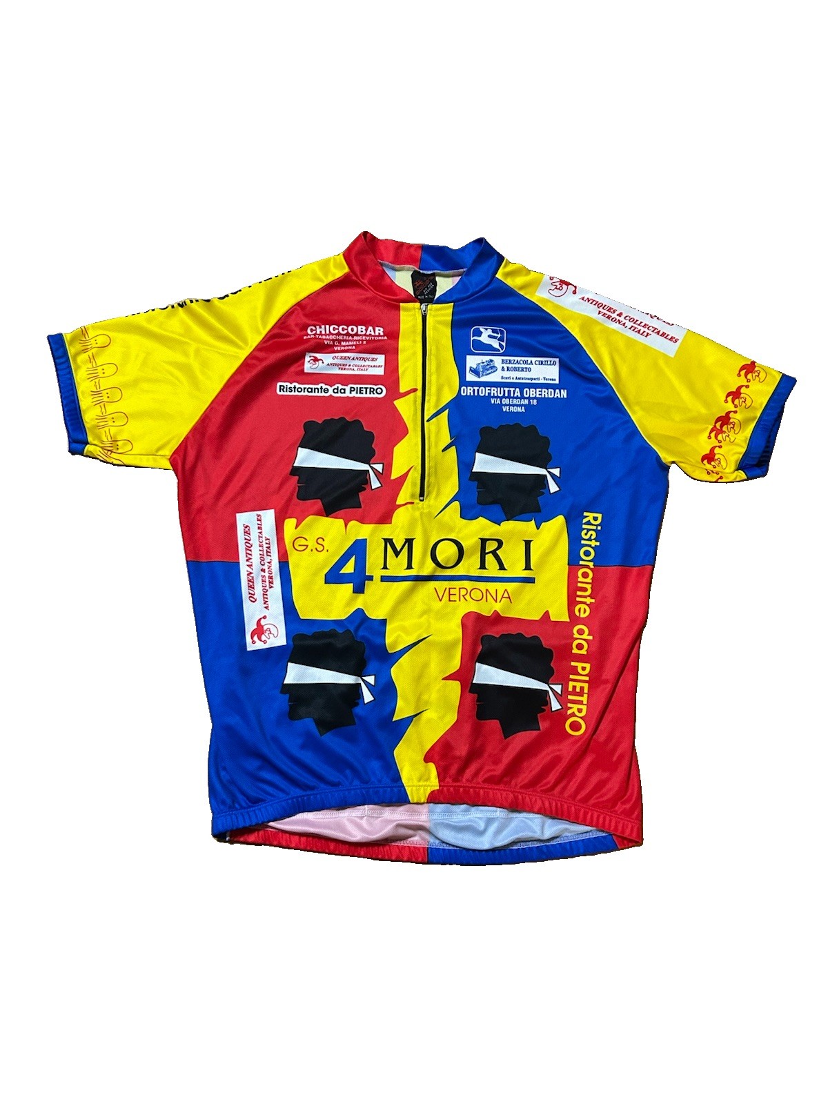 VTG 90s GiorDana Verona cycling jersey AOP All Over Print Men’s XL Made in Italy