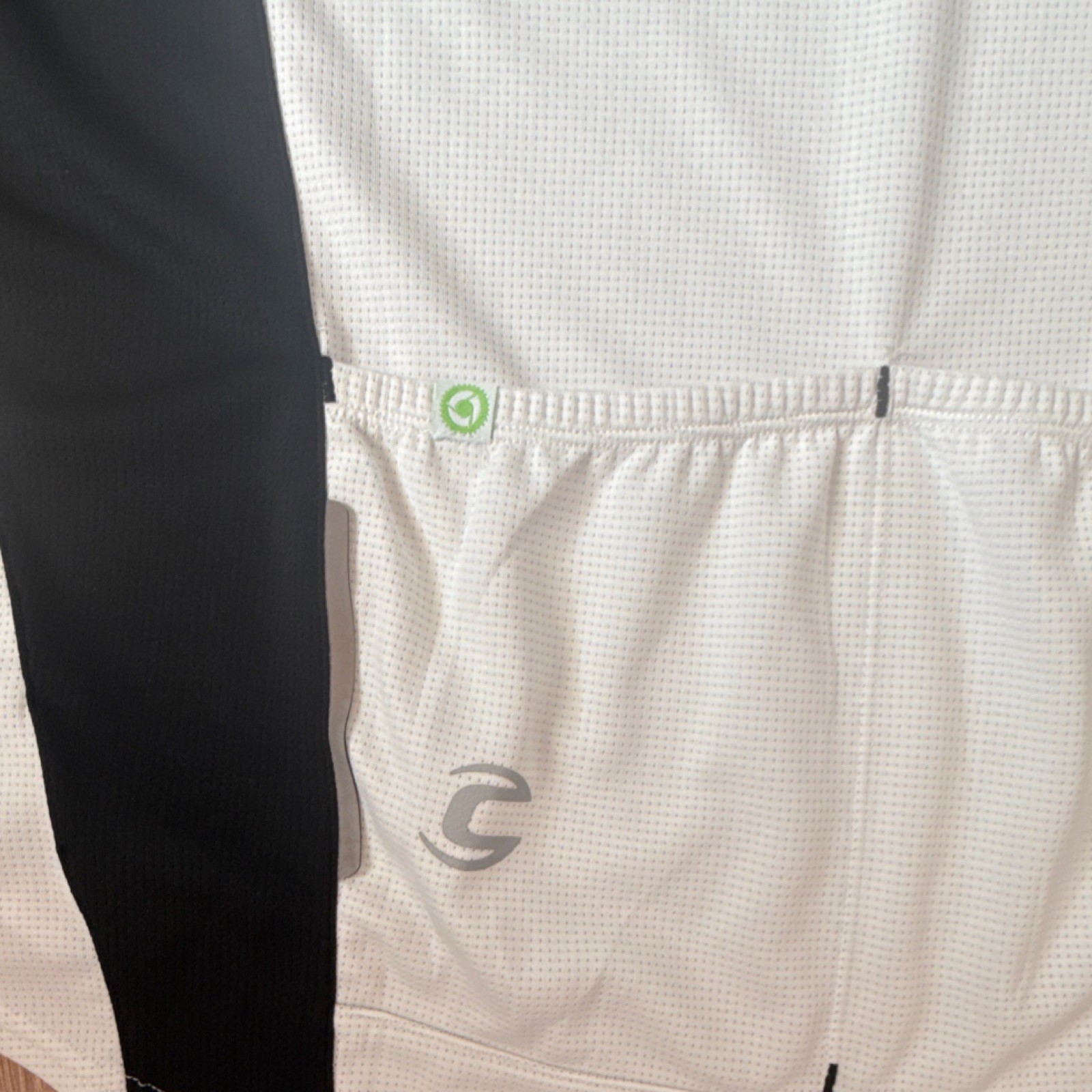 Cannondale Men’s Cycling Jersey XLWhite/Green/Black Colorblock 1/4 Zip Pockets