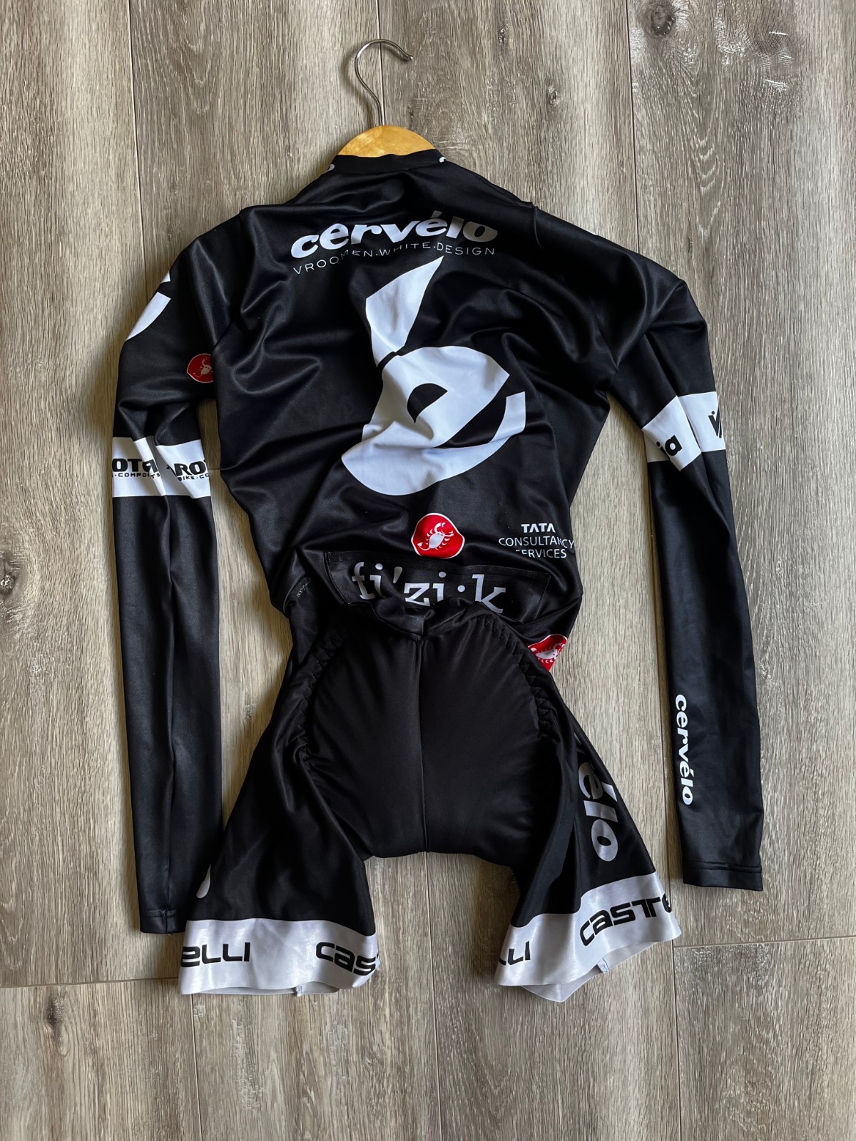 Cervélo TestTeam Cycling Skinsuit Speedsuit Cycle Suit Professional Castelli S /