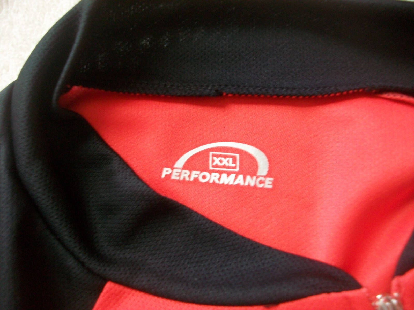 Men’s “Performance Brand Red Short Sleeve Cycling Jersey / Shirt” XXL / New