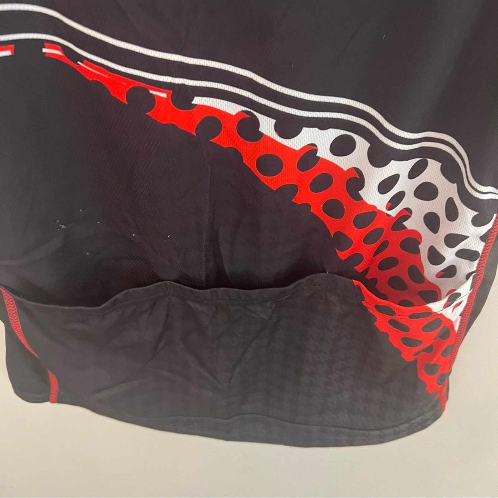 Black and Red Primal Cycling Jersey L