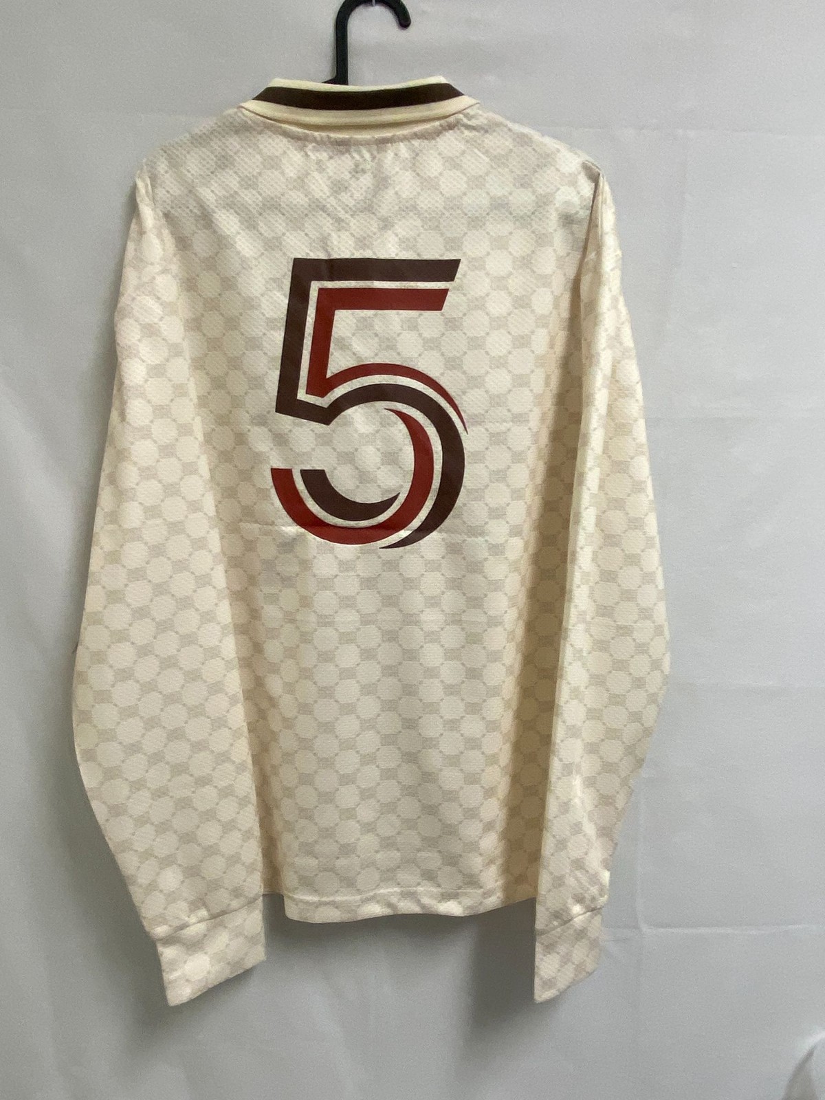 SAINTS ALWAYS Jersey Men Polo Small Saints Airways Graphic Print #5 Long Sleeve