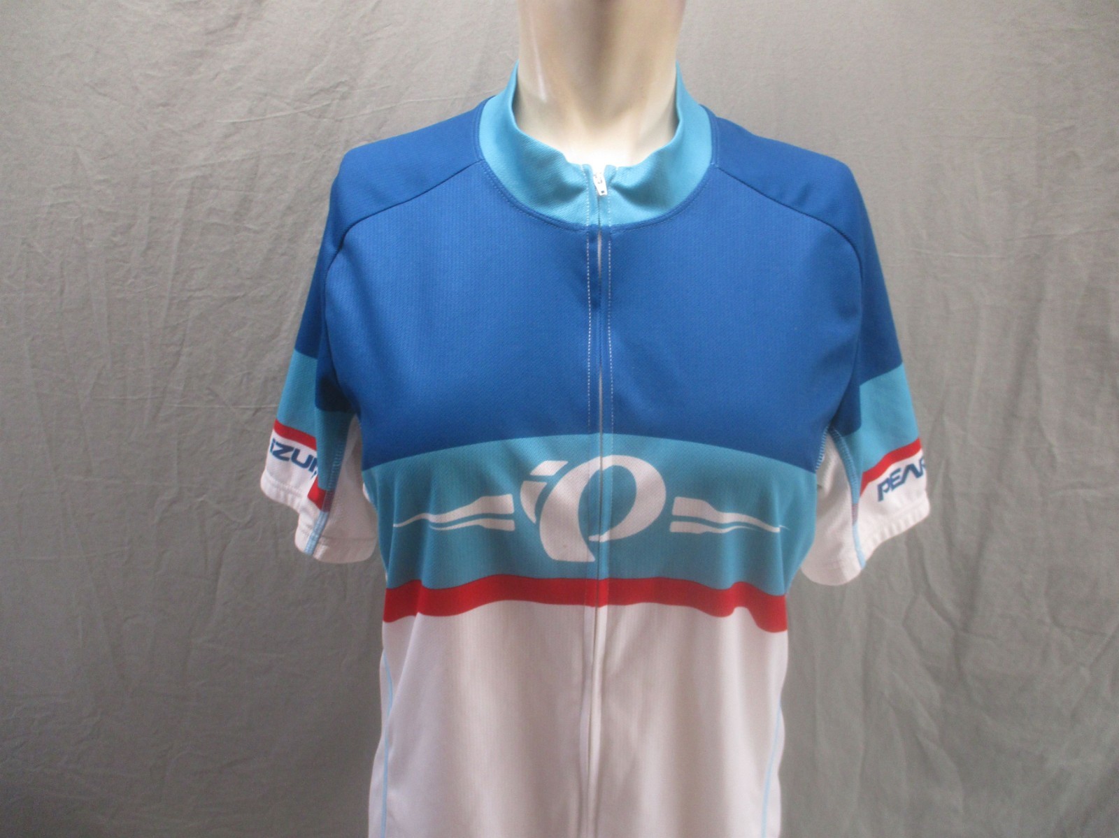 PEARL IZUMI Size L Mens Short Sleeve Full Zip Back Pocket Cycling Jersey 913