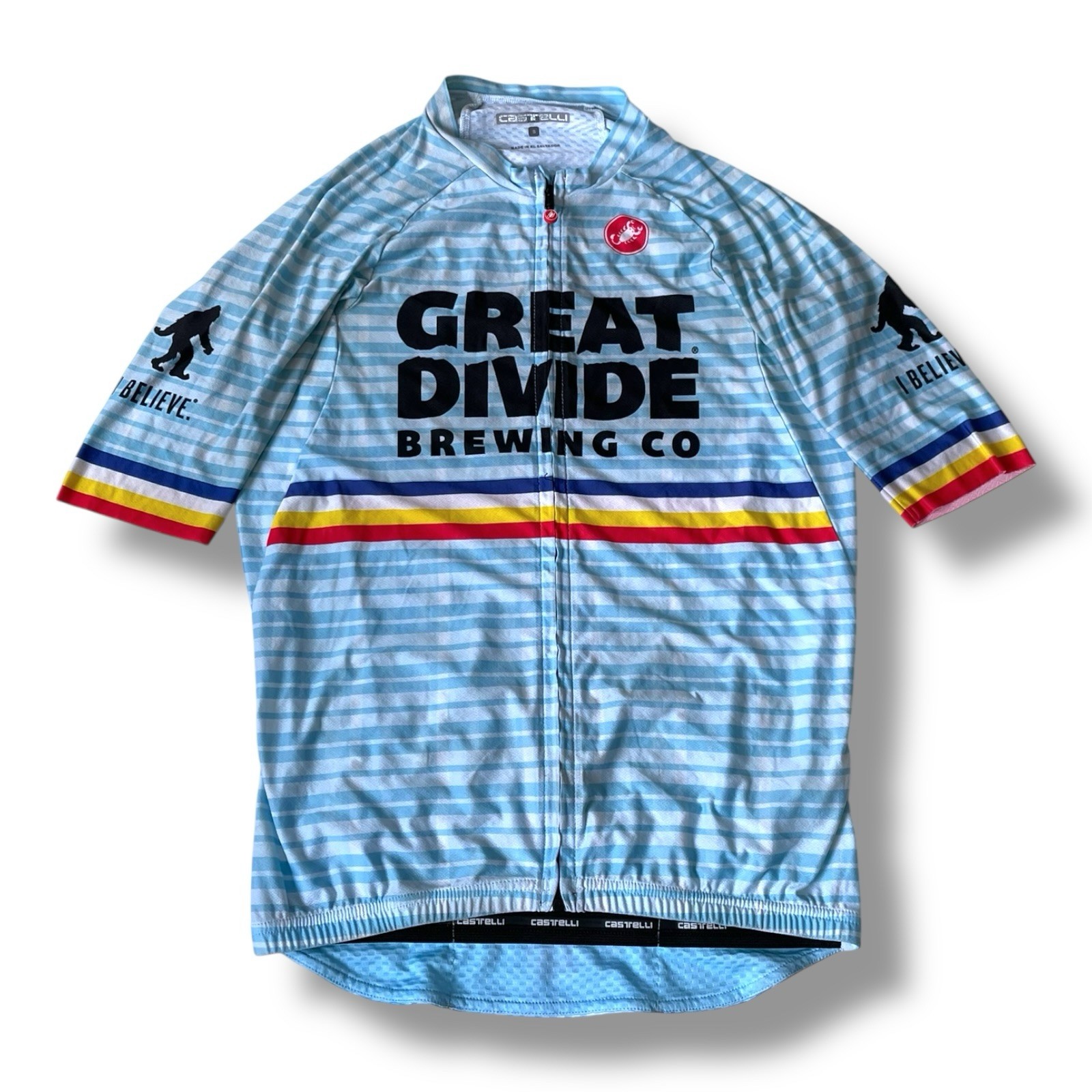 Great Divide Brewing Pro Team Castelli Aero Race 6.0 Cycling Jersey Size Small