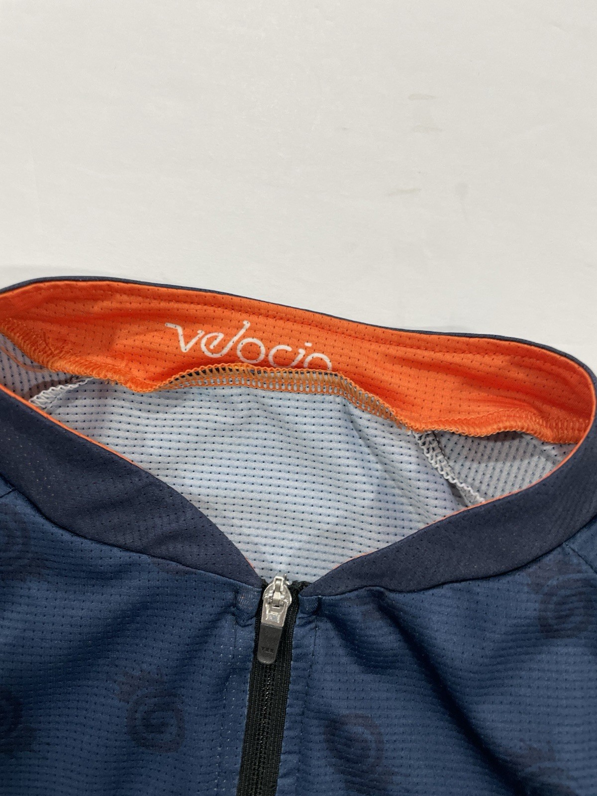Velocio Men’s Small MEN’S ULTRALIGHT Cycling JERSEY Blue Full Zip Made In Italy