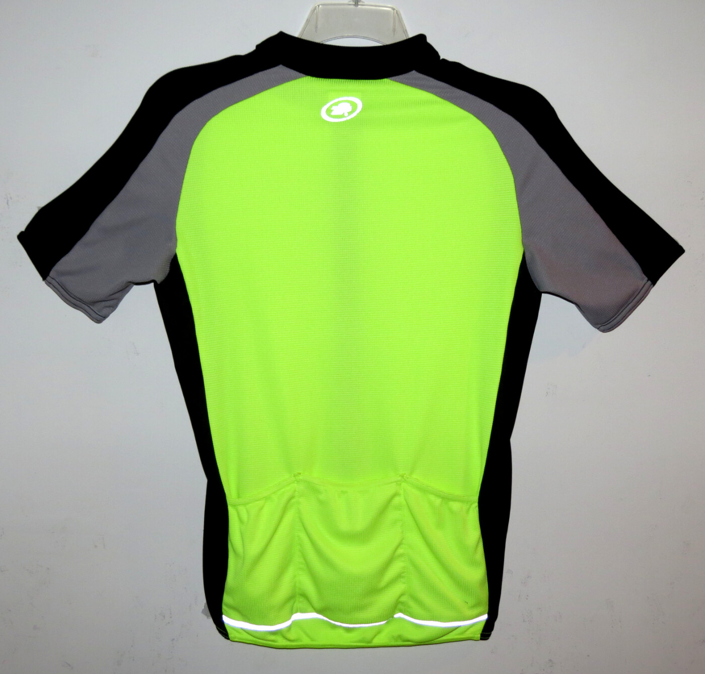 Performance Cycling Jersey Full Zip Men’s Size L Short Sleeve Triple Pocket Nice