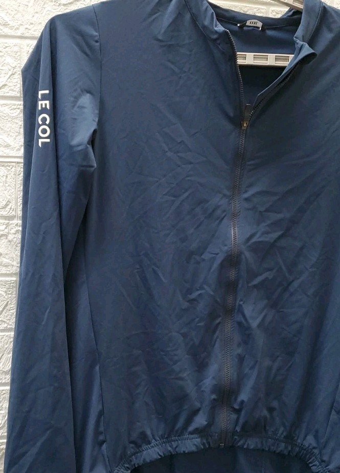 Used LE COL Pro Performance Full Zip Weightless Jersey Jacket Blue Size XXXL