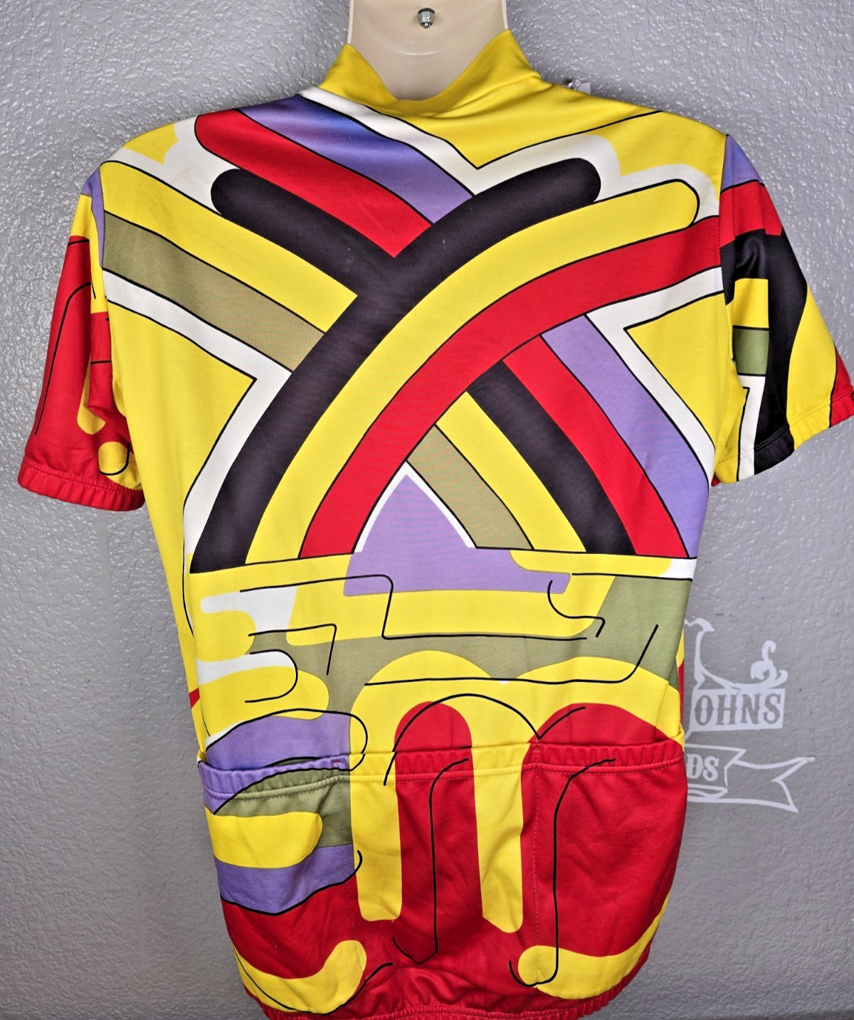 Vintage 1989 Giordana Eddie Merckx Cycling Jersey XL Short Sleeve Back Pocket