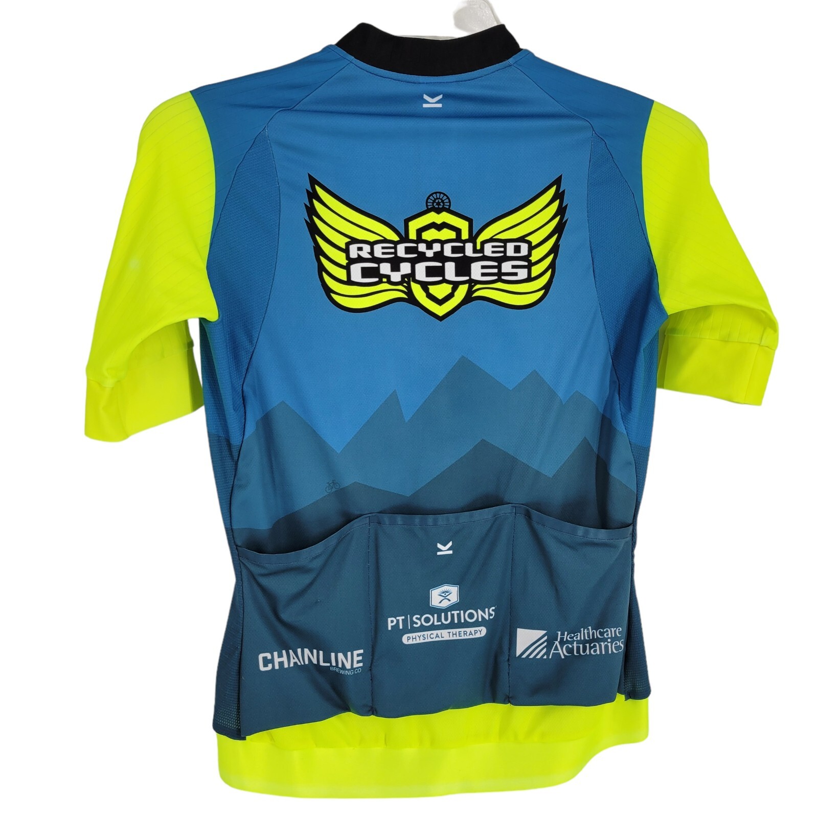 Maillot Pro Womens Multicolor Zip Up Cycling Racing Training Jersey Large