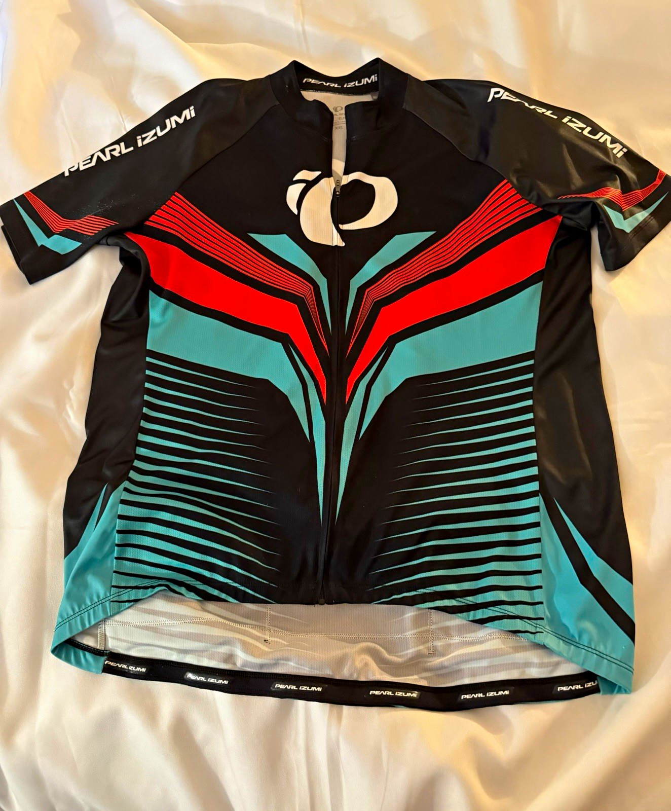 Pearl Izumi Elite Men’s XXL Cycling Jersey Short Sleeve Full Zip Pockets Black