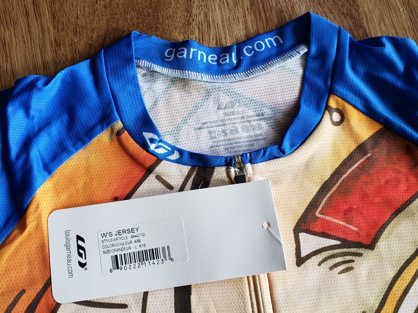 NEW Louis Garneau Giro Bella Women Bike Cycling Jersey – L Large – Short Sleeve