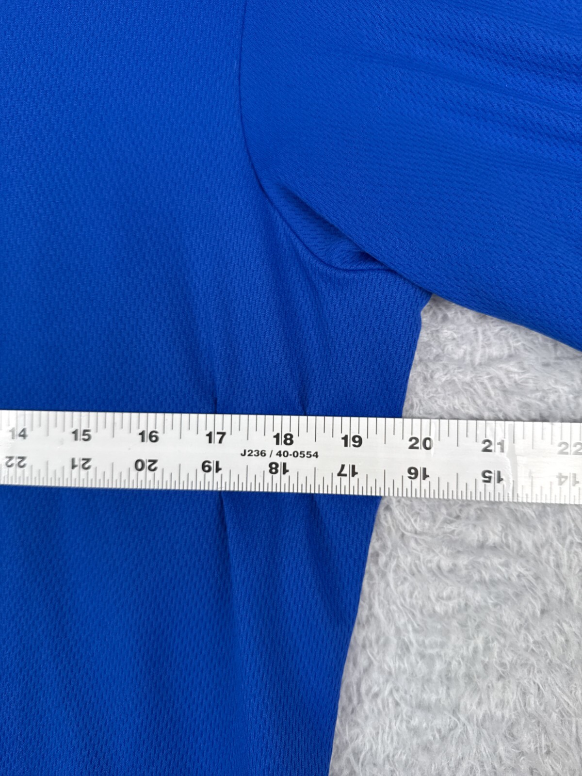 VINTAGE Canari Cycling Jersey Adult Extra Large Blue 100% Polyester 1/4 Zip