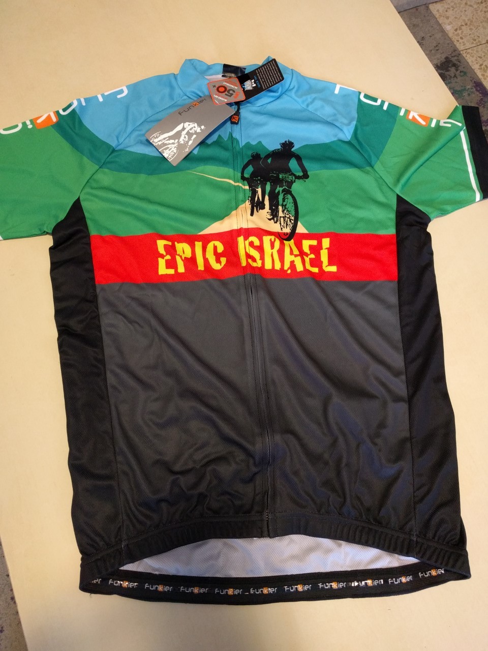 Funkier Jersey Cycling Finisher SS 2013 Epic Israel Holly Land MTB Race Road new