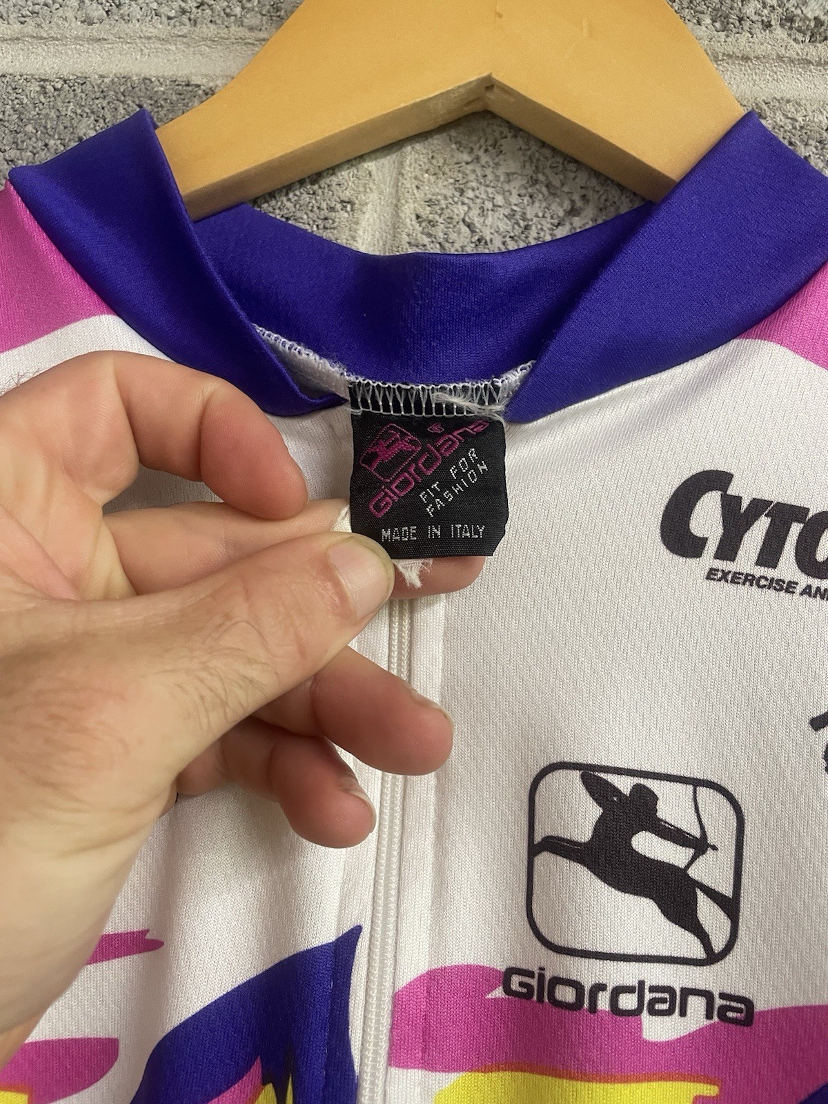 Vintage 1994 Cycling Jersey 1/4 Zip Pedal The Peak Large Made In Italy