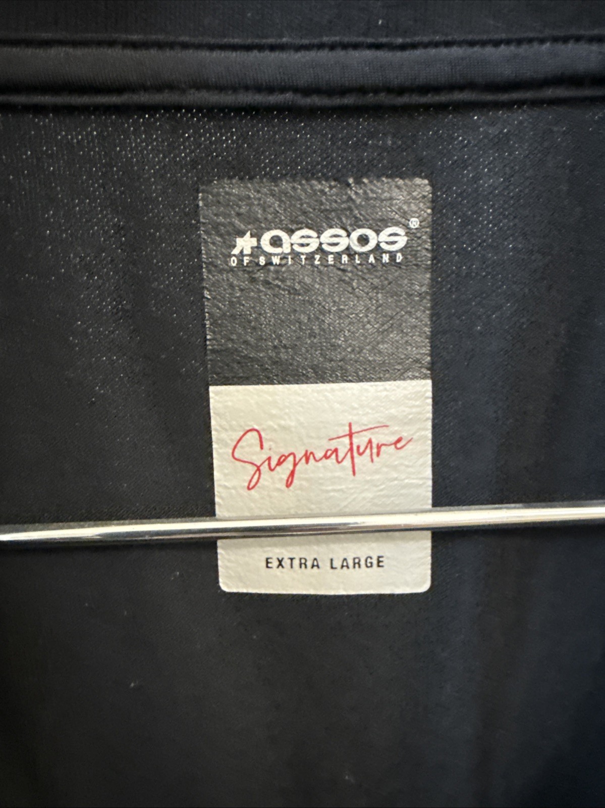 ASSOS SS Signature Polo Shirt – Black – Size tag says XL but fits Like Large