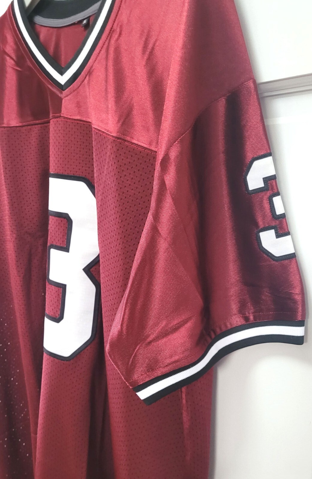 Westcheddar Sports 2017 Belton 3 Men’s Mesh Jersey Shirt – Maroon – XL