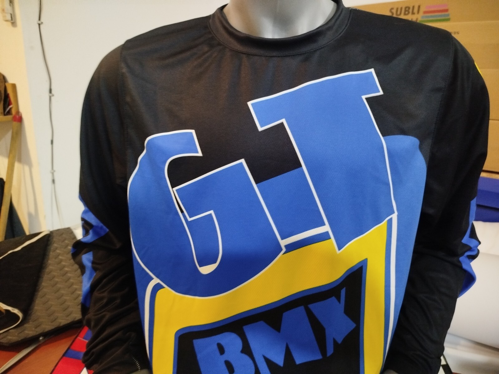 GT OLD SCHOOL BIKE JERSEY CLASSIC BMX JERSEY RACE BIKE SHIRT BMX SHIRT L